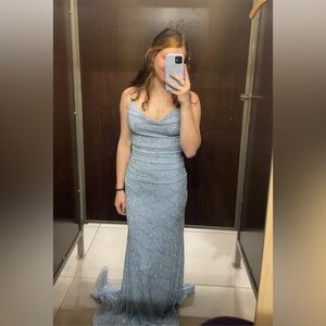 Windsor Light Blue Prom Dress